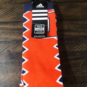 Men’s Adidas Zig-Zag Sock: University of Illinois